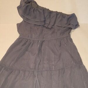 Heartloom One-Shoulder Ruffled Asymmetric Maxi Dress | Cocktail Dress | XL